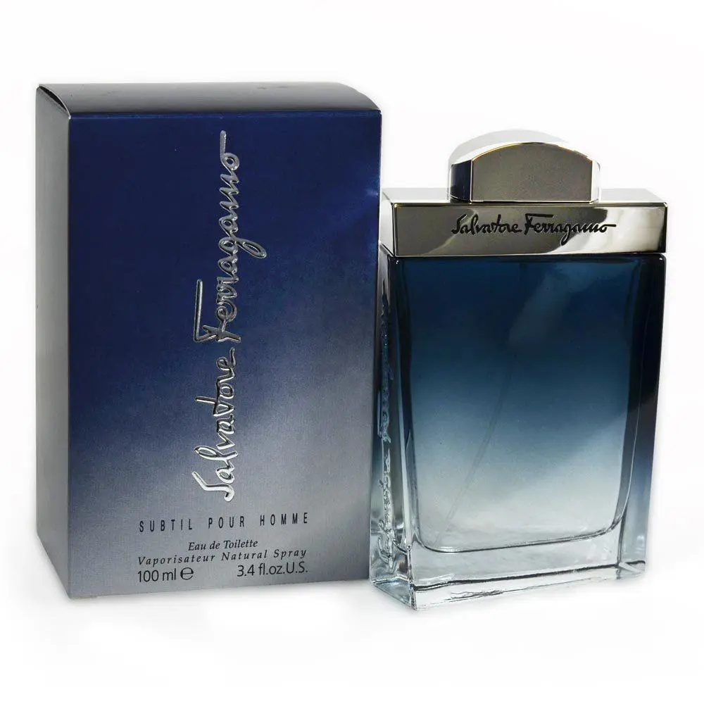 Subtil Pour Homme  For Men 3.4 oz Eau de Toilette Spray by Salvatore Ferragamo