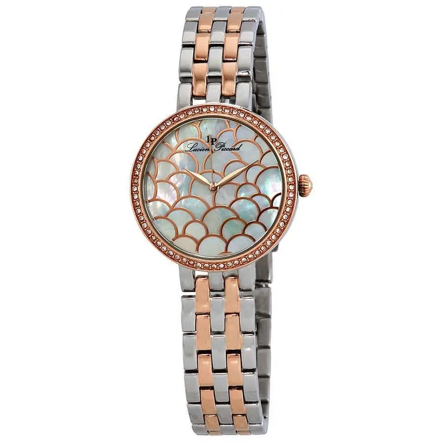 Bvlgari Lucien Piccard LP-28022-SR-22MOP Ava Mop Multi-layered Dial 32.2 mm Women`s
