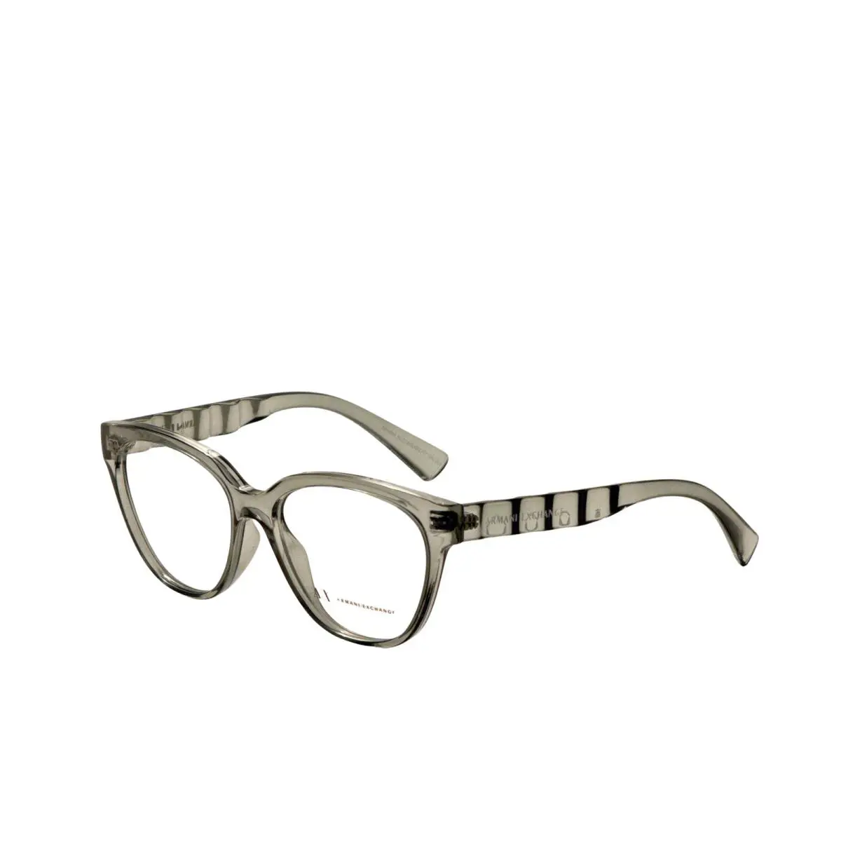 Women`s 54mm Shiny Transparent Green Opticals AX3117U-8360-54 by Armani Exchange