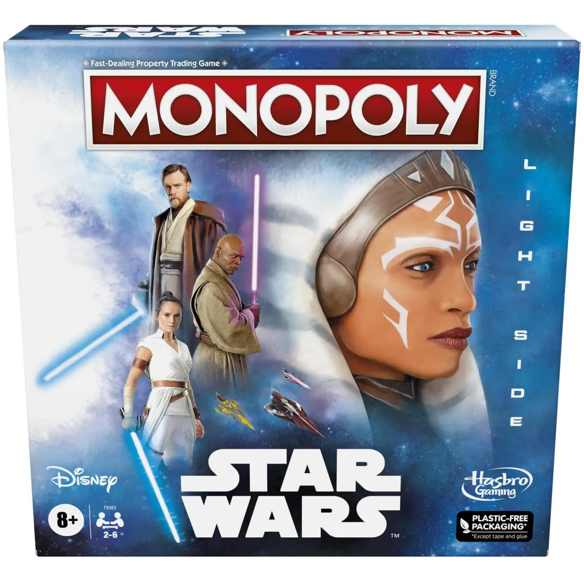 Monopoly Star Wars Light Side Edition Board Game Jedi Themed Family Game