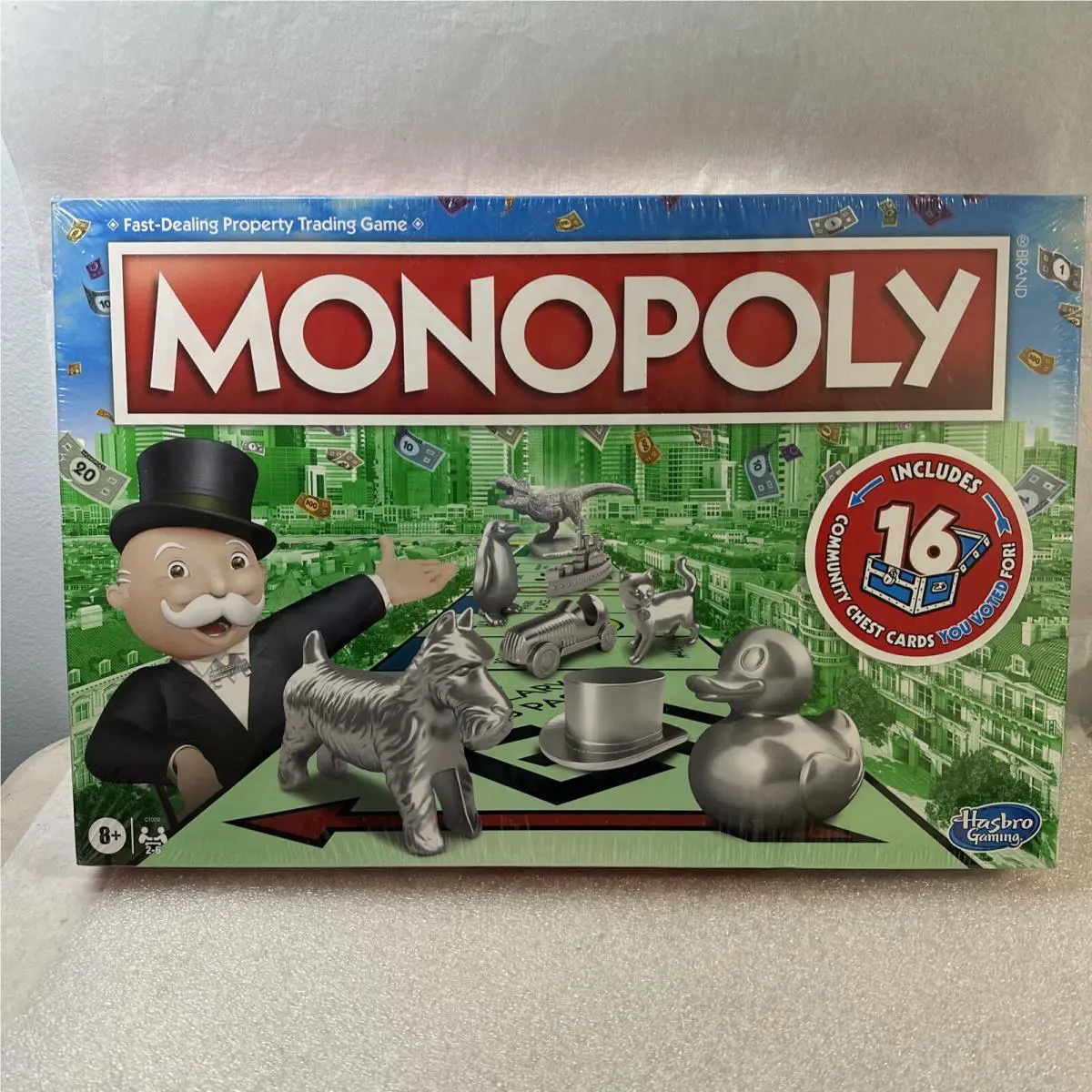 Hasbro Monolpy Board Game Classic Edition 16 Chest Cards Voted For