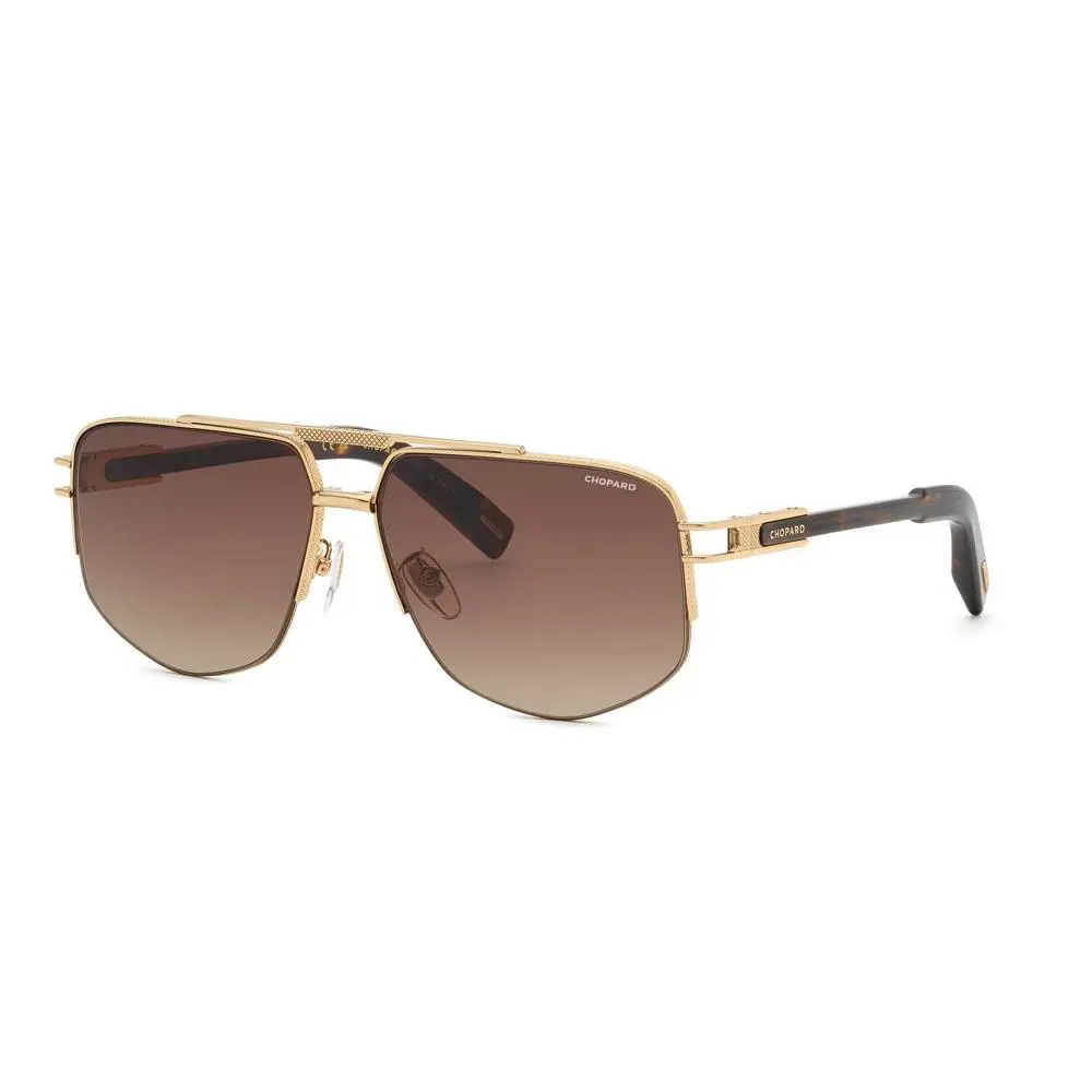 Chopard SCHM12 Sunglasses Rose Gold W Brown Gradient 30 62mm Unis