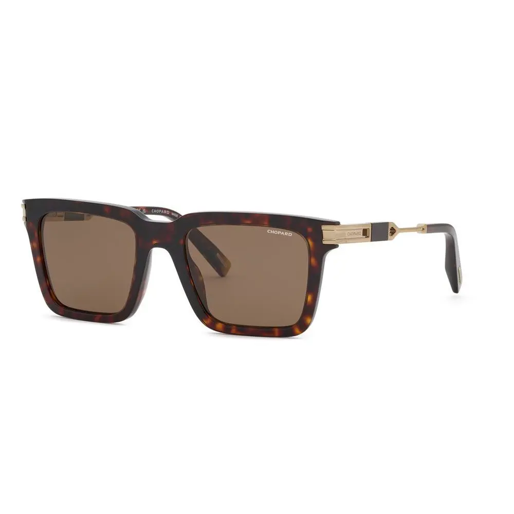 Chopard SCH411 Sunglasses 909P Yellow Havana 54mm Unisex