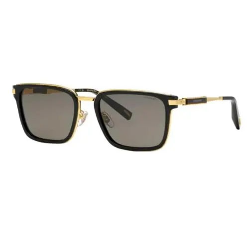 Racing Aviator Black Gold Wood SCH375 700P 57 Polarized Sunglasses by Chopard