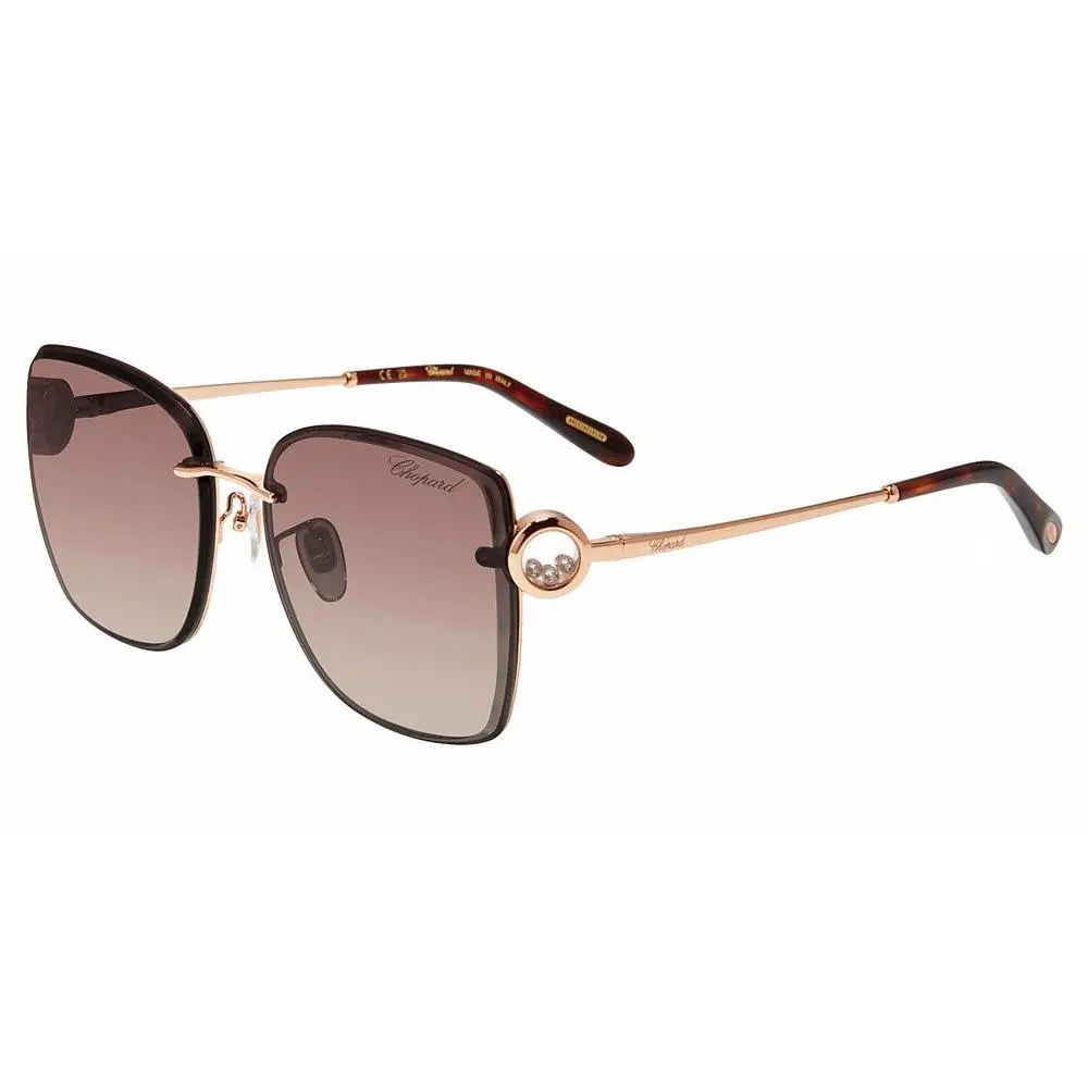 Chopard SCHL29S Sunglasses 08FC Copper Gold 58mm Unisex