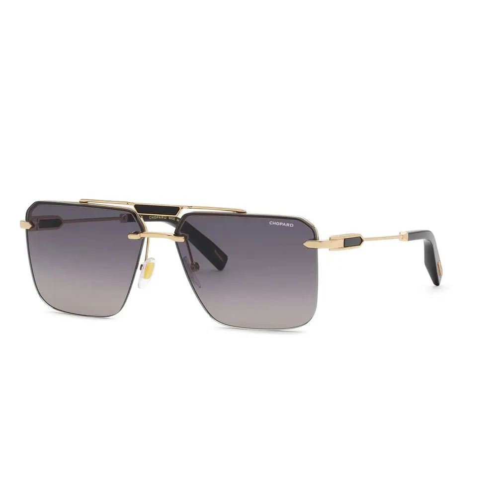 Chopard SCHM11 Sunglasses 0300 Rose Gold Smoke 63mm Unisex
