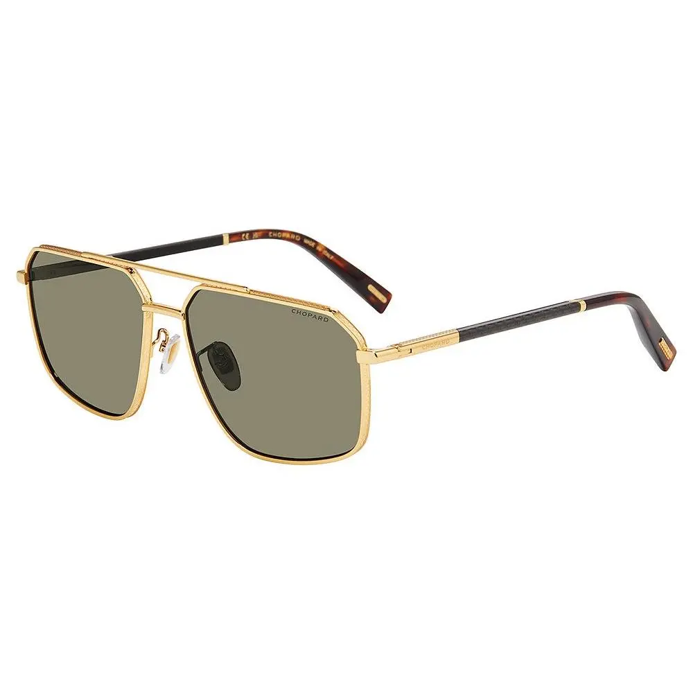 SCHL77 Sunglasses 400P Yellow Gold 61mm Unisex by Chopard
