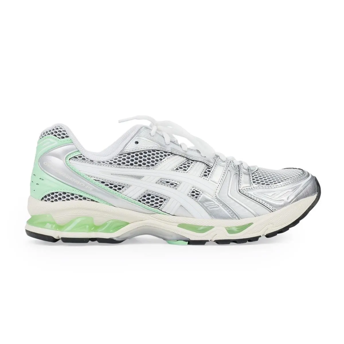 Asics White/green Gel-kayano 14 Sneakers Size 12