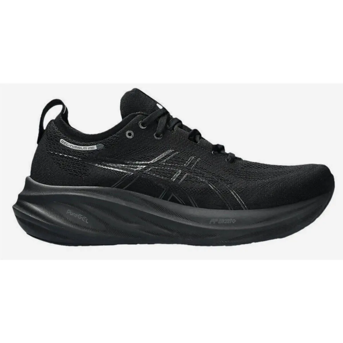 Asics Men`s Gel-nimbus 26 Running Shoes 7.5 US Black/ Black-msrp