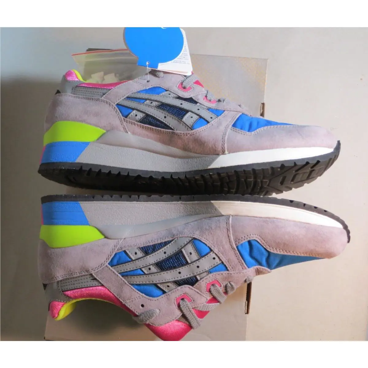 Asics shoes - ASICS GEL-Lyte 3 - 4211 - Gray/Royal Blue (UPC: 885681912831) 3