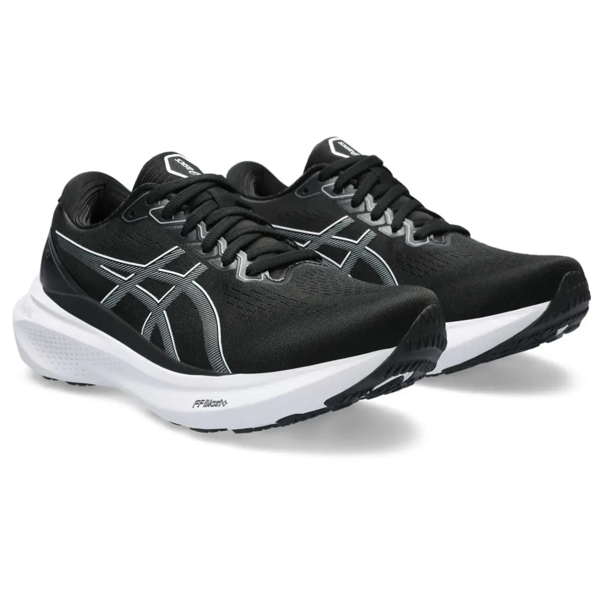 Asics Women`s Gel-kayano 30 Running Shoes Black/sheet Rock Size 12 - Black/Lilac HINT