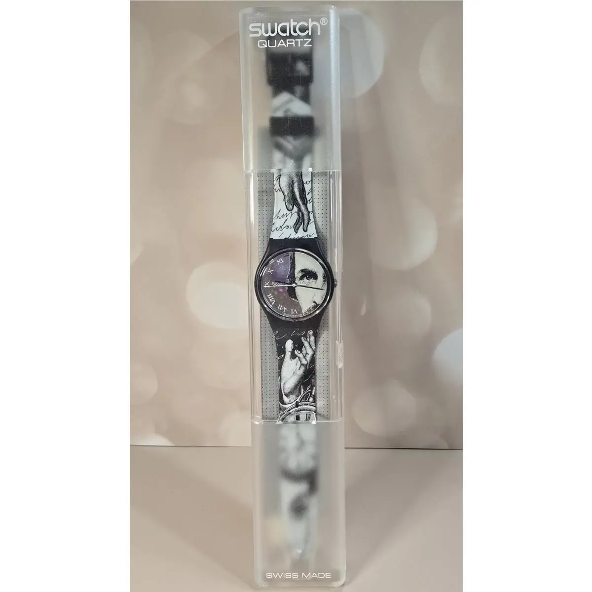 Swatch Glance Piero Fornasetti Watch GB149 Swiss -nos- Case Papers