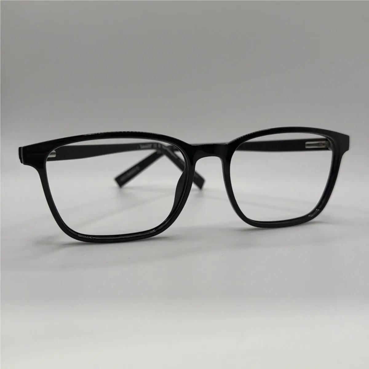 Timberland Eyeglasses TB1817 001 Black Rectangle Full Rim Stainless Steel Men 56