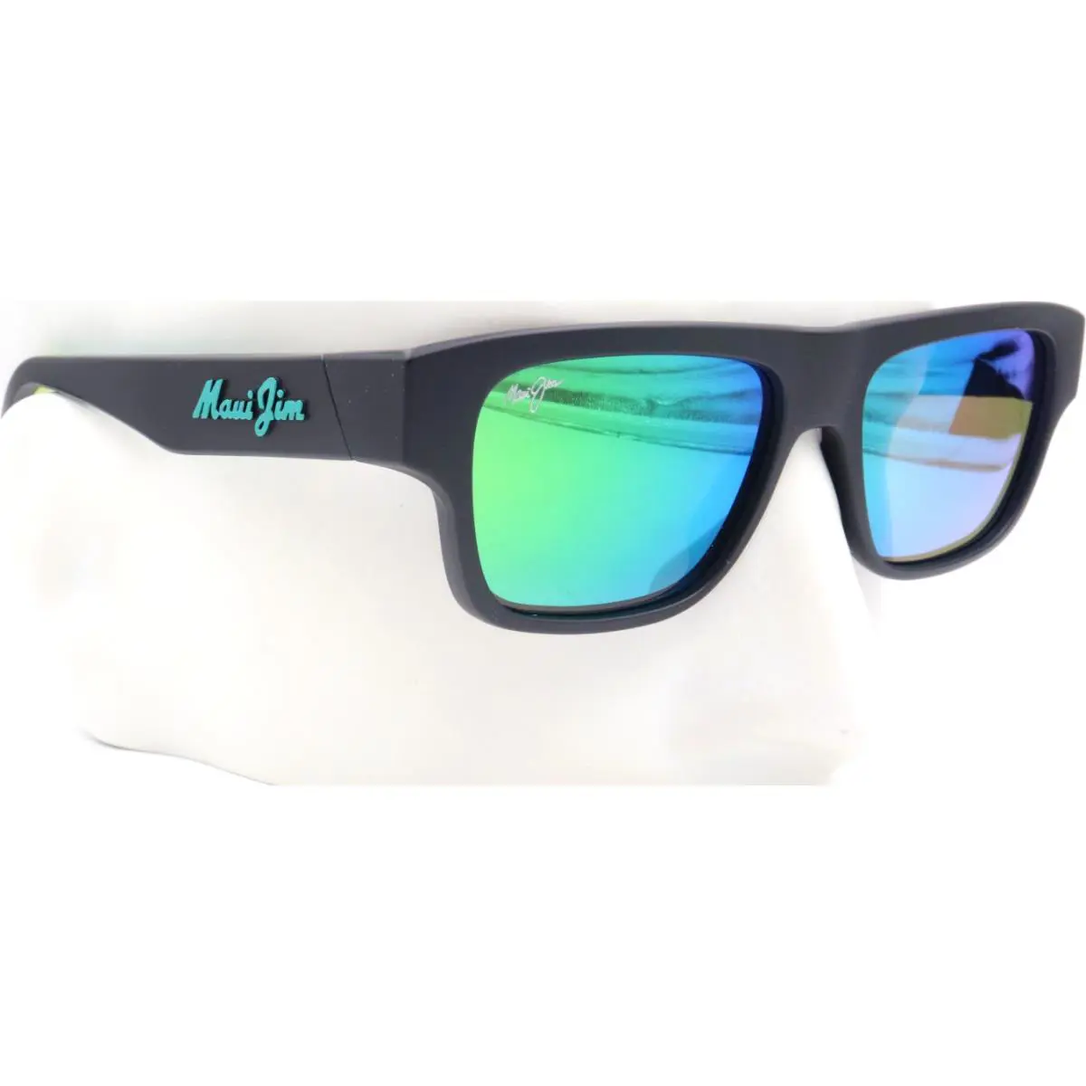Maui Jim Kokua Matte Black Green Maui Sunglasses MJ0368S-004 / GM638-02