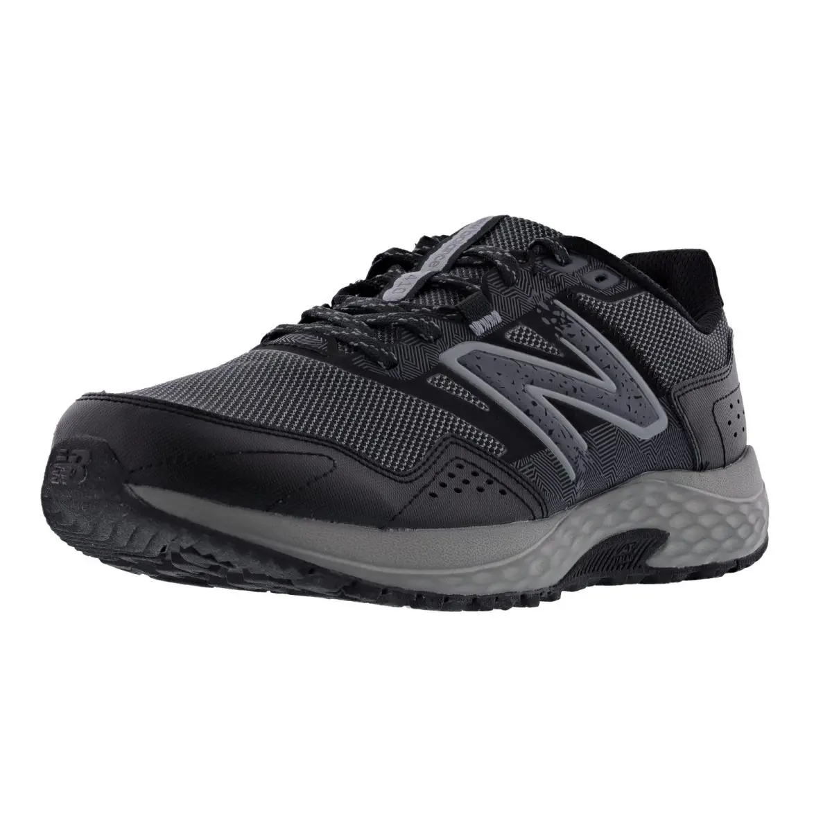 New Balance Men`s 410 v8 MT410LB8 4E Width All Terrain Trail Running Shoes - PHANTOM / BLACK / CASTLEROCK