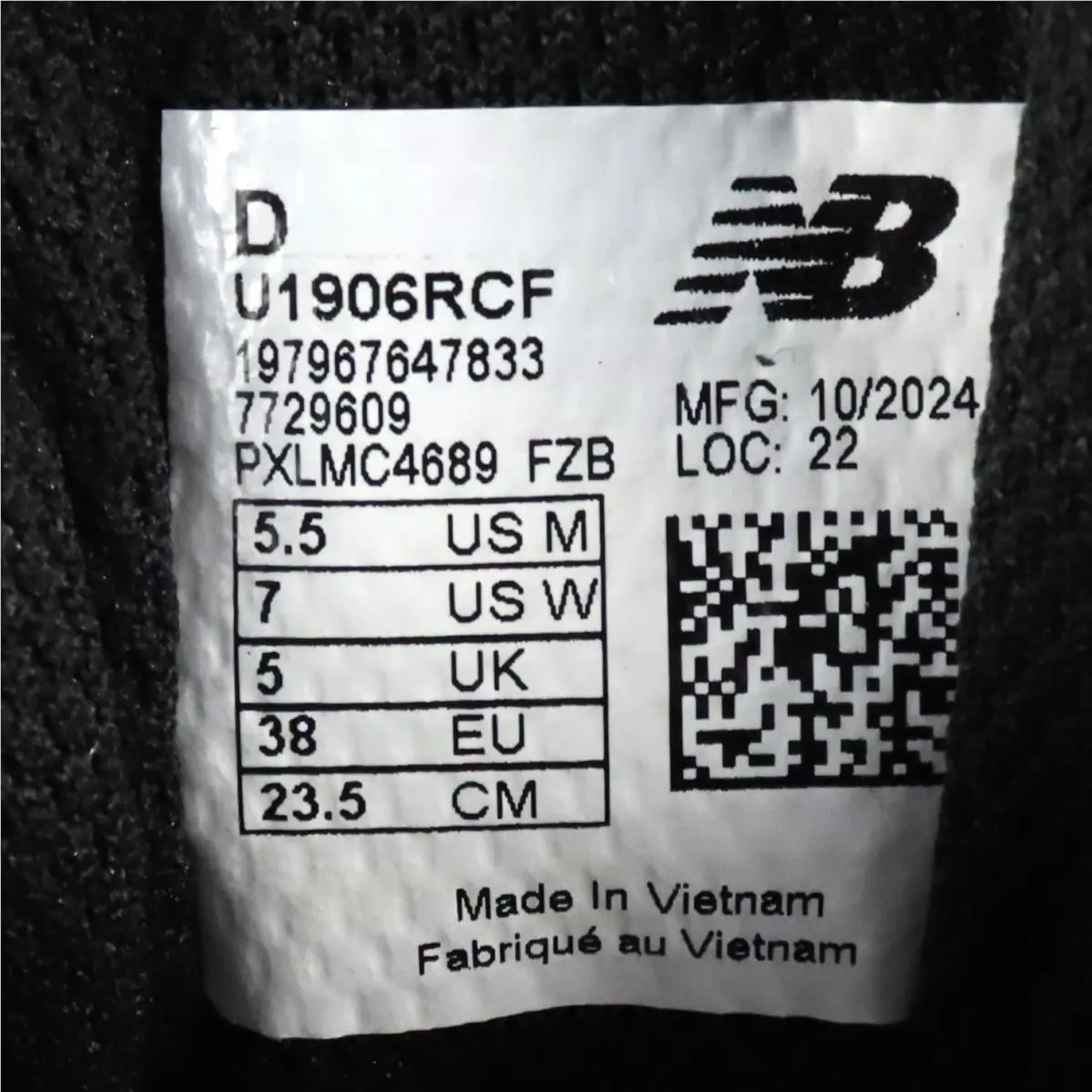 New Balance shoes - U1906RCF - U1906RCF - Black (UPC: 197967647833) 3