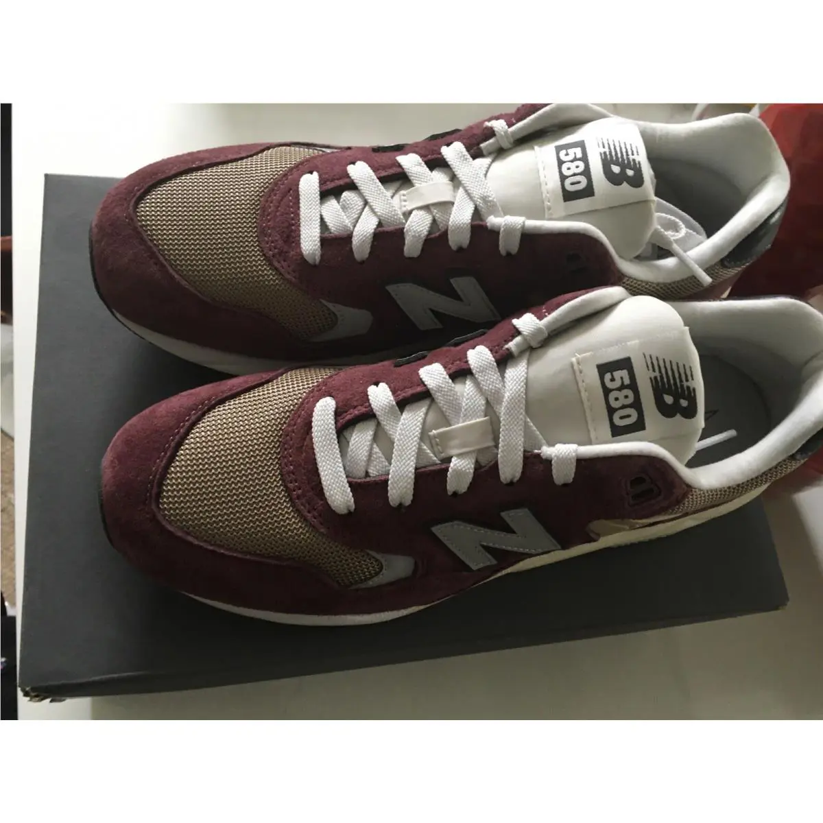 New Balance shoes - New Balance 580 - MT580ECA - Burgundy 1
