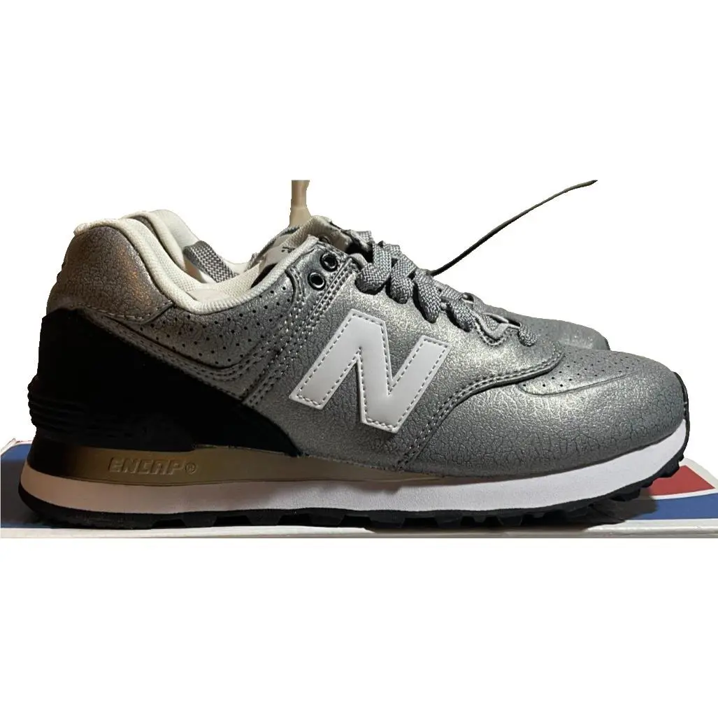 New Balance shoes - New Balance 574 - WL574RAC - Black and Grey (UPC: 889969645602) 1