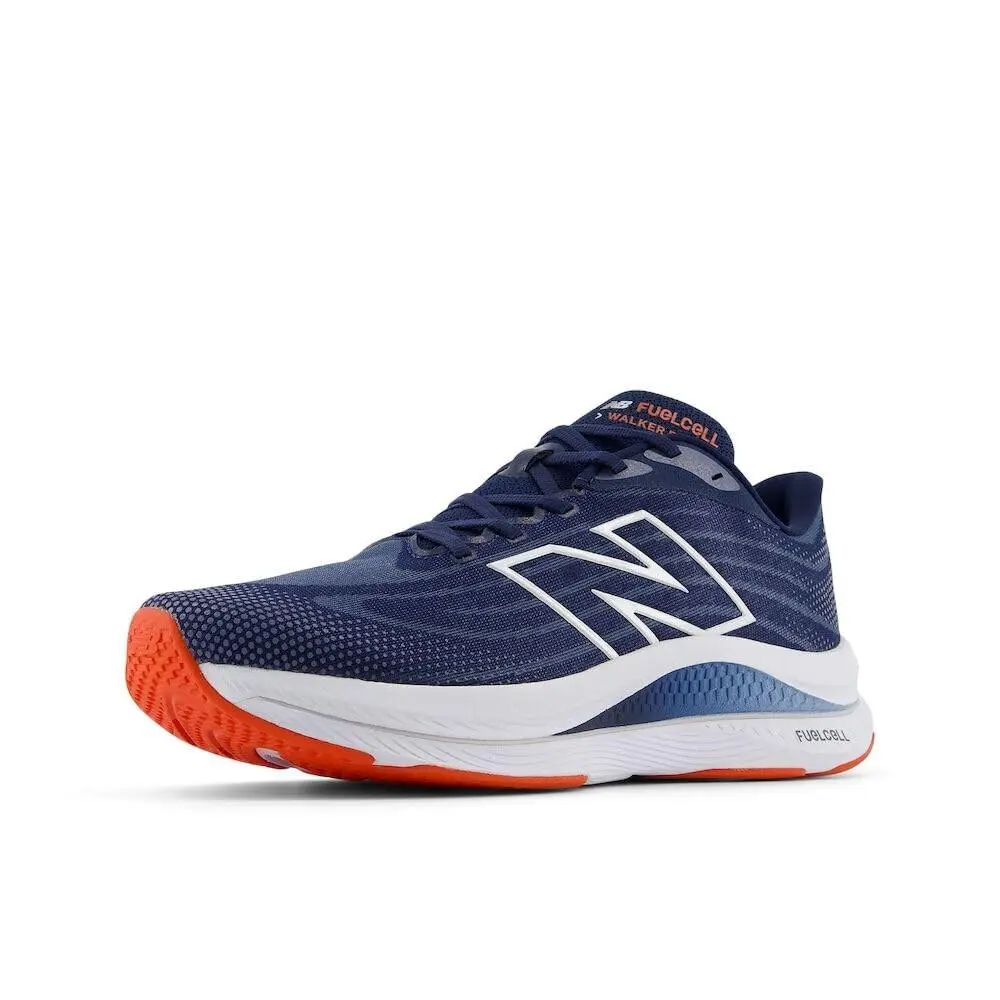 New Balance Men`s MWWKECN1 Walking Shoe Nb Navy/white/neo Flame 16 X-wide - Nb Navy/White/Neo Flame