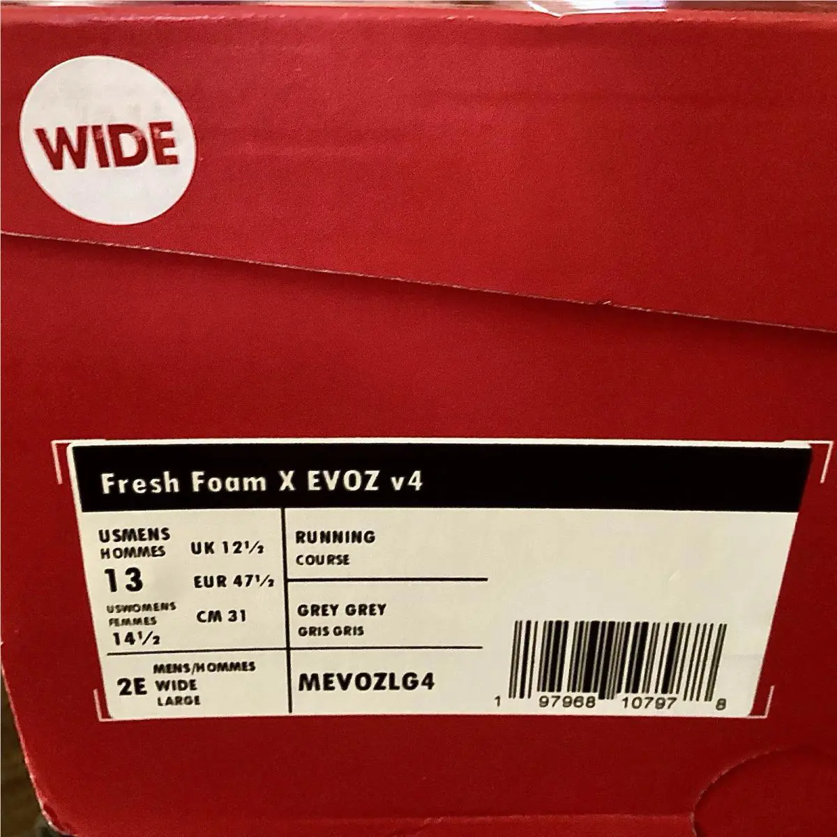 New Balance shoes - New Balance Fresh Foam X EVOZ V4 - Gray 0