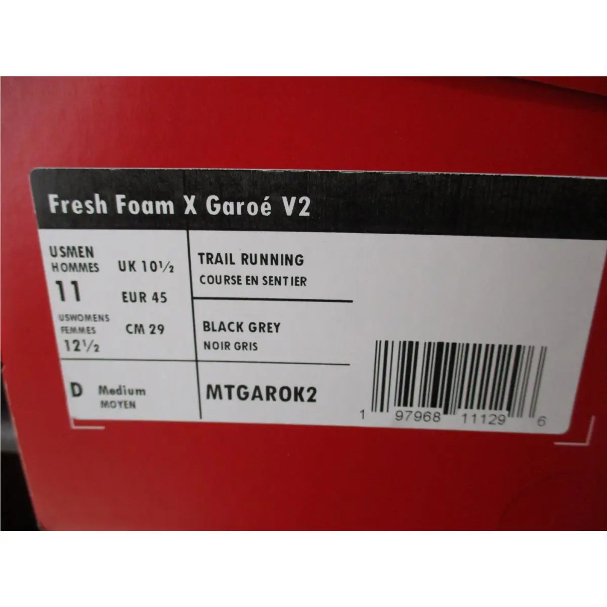 New Balance shoes - New Balance Fresh Foam X Garoe V2 - Black 7