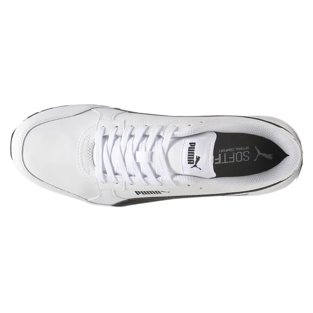 Puma shoes - PUMA St Runner V4 Leather Lace Up - 39906802 - Off White, White 2