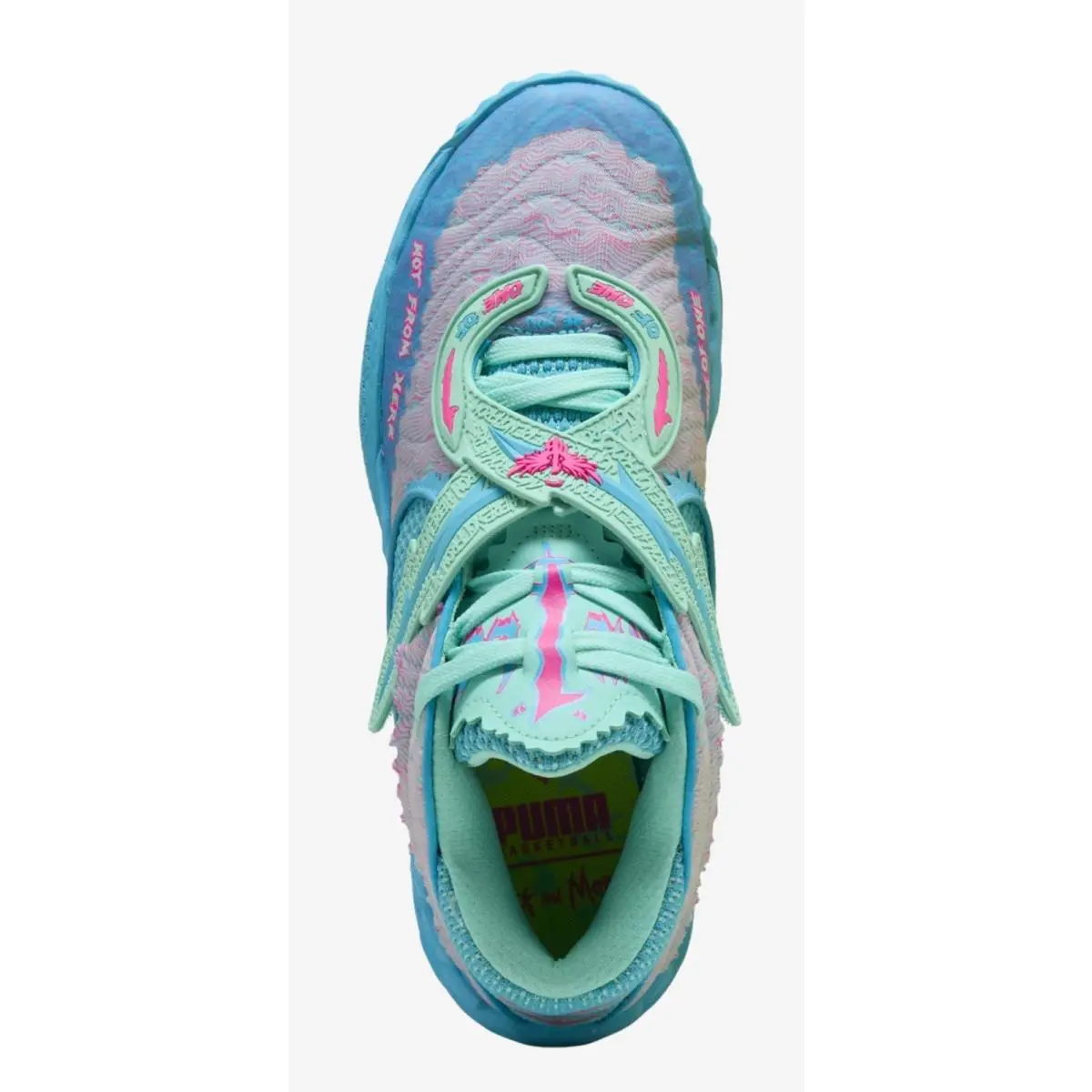 Puma shoes - puma mb.05 - 312130-01 - Electric Peppermint/Rickie Orange/Blue 3