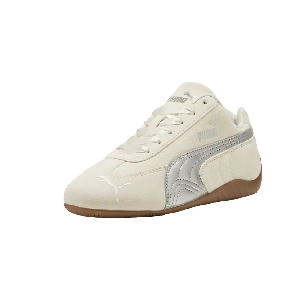 Puma shoes - PUMA Speedcat Metallic Lace Up  Youth - 40411301 - White 0