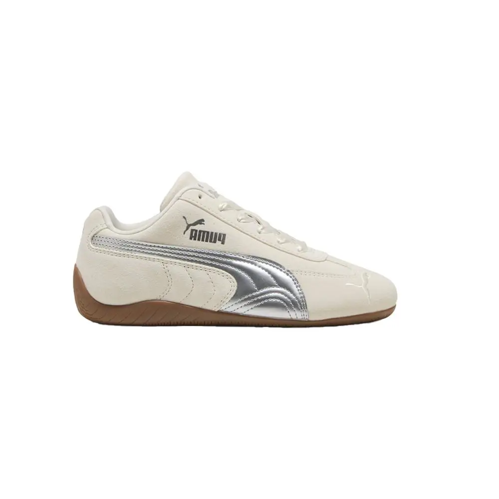 Puma shoes - PUMA Speedcat Metallic Lace Up  Youth - 40411301 - White 5