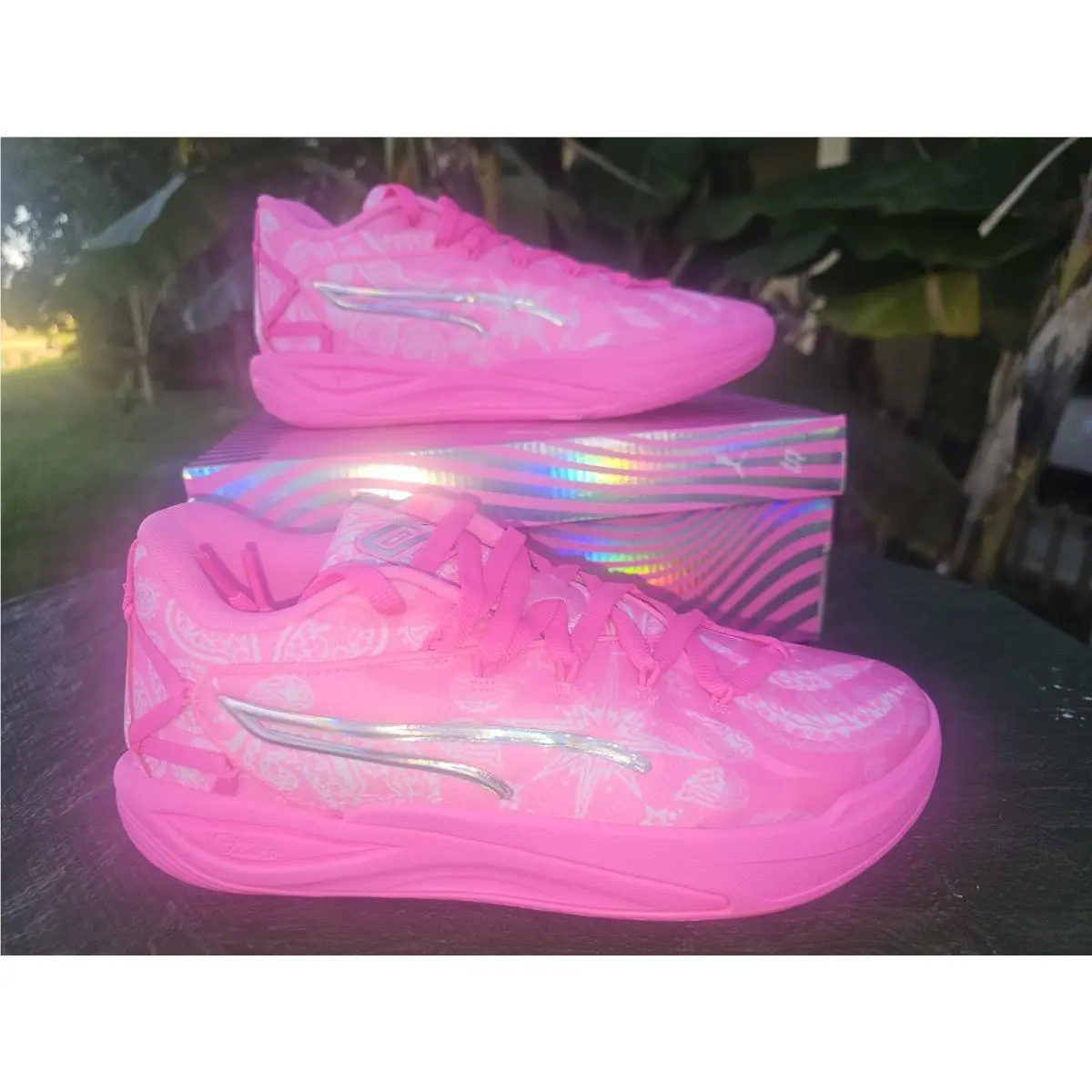 Size 10 Puma Stewie 4 Shooting Stars Womens Basketball Shoe 312171 Mens Size 8.5