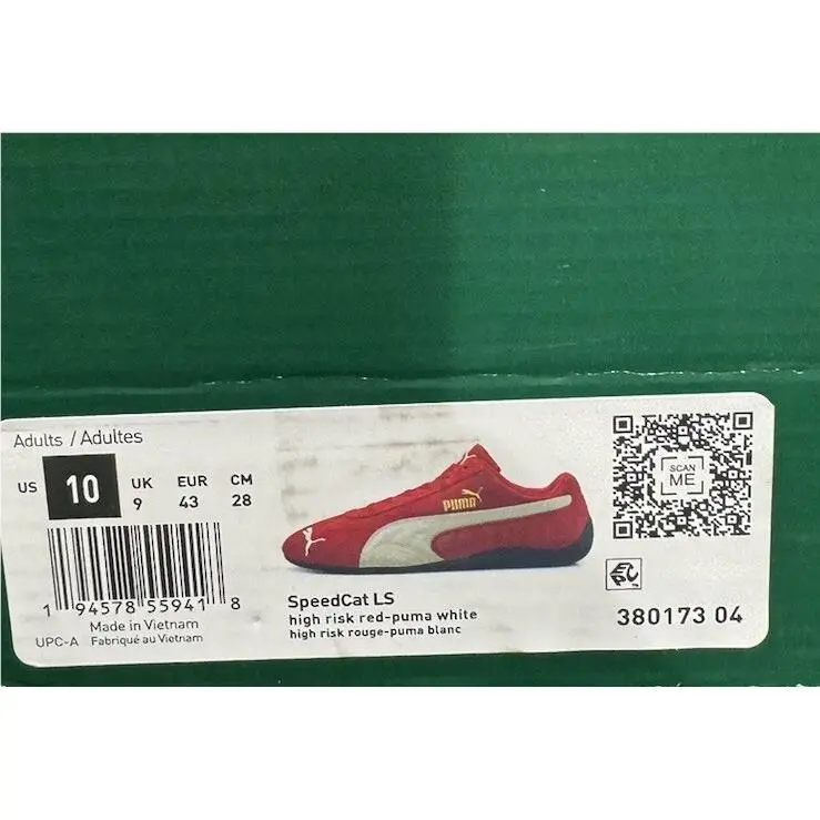 Puma shoes - PUMA Speedcat LS High Risk - 380173-04 - Red 6