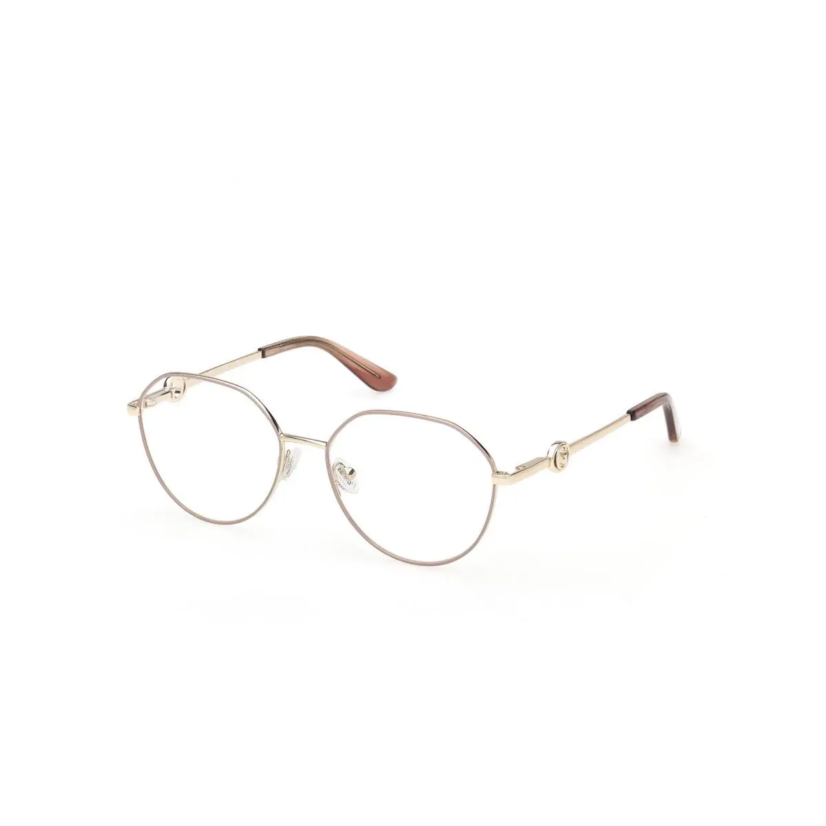 Guess GU50348 Matte Beige Shiny Pale Gold 059 Eyeglasses