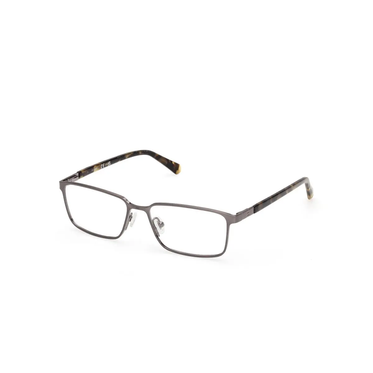 GU 50244 Shiny Satin Gunmetal / 009 Size 55 Eyeglasses by Guess