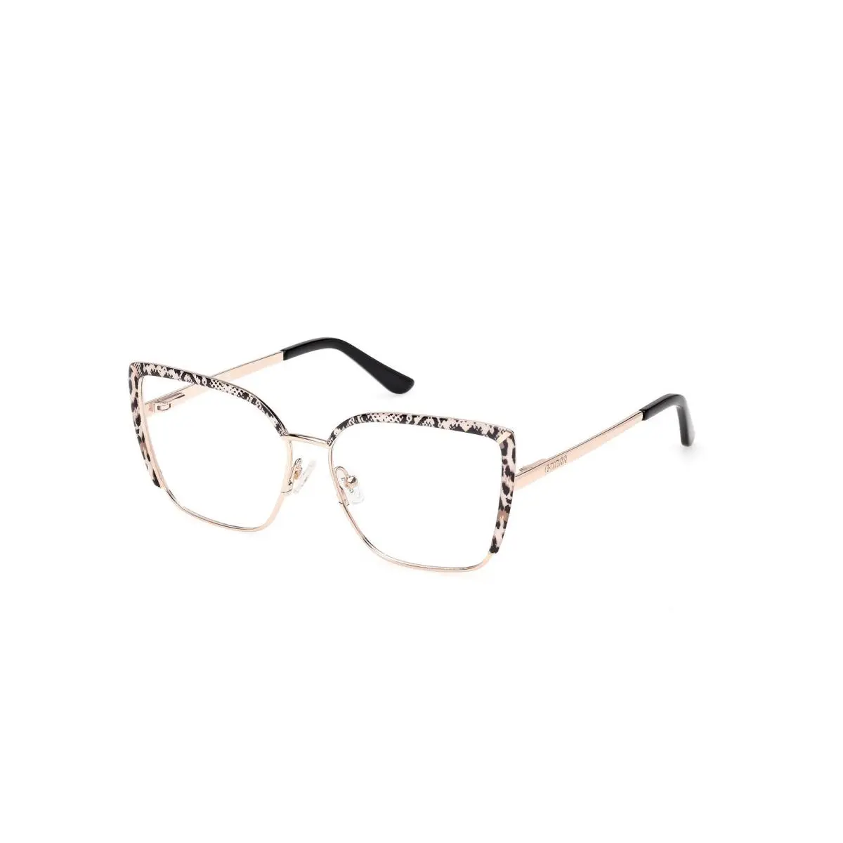 GU 50249 Shiny Rose Gold / 028 Size 55 Eyeglasses by Guess