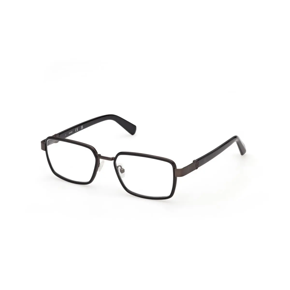 GU 50371 Shiny Black / 001 Size 54 Eyeglasses by Guess