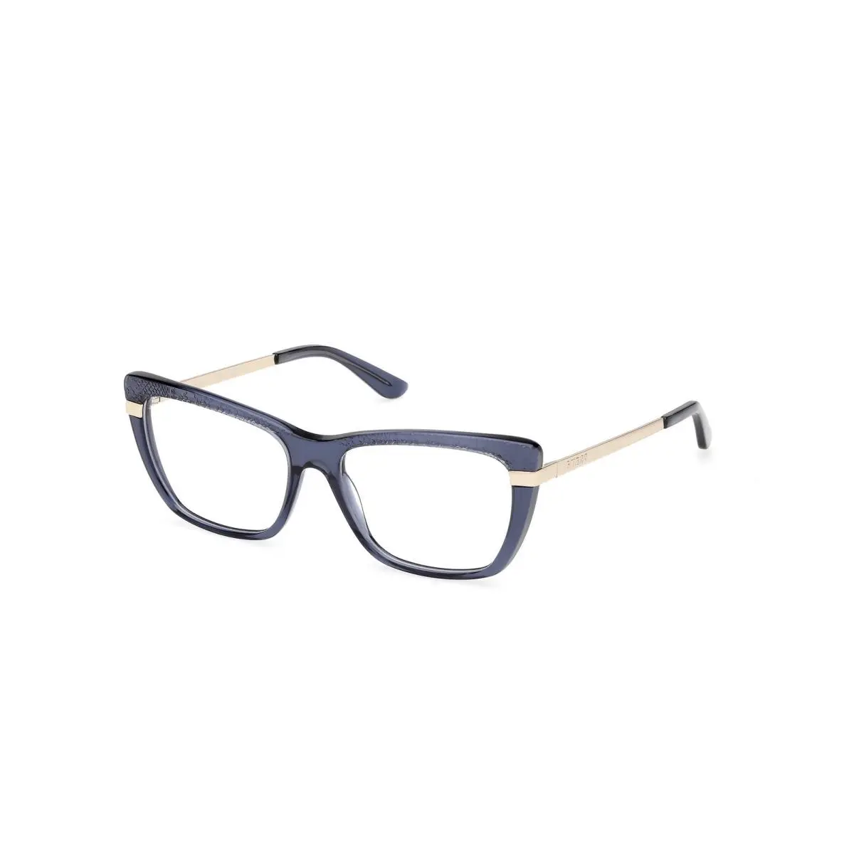 Guess GU50246 Shiny Blue Shiny Blue 090 Eyeglasses
