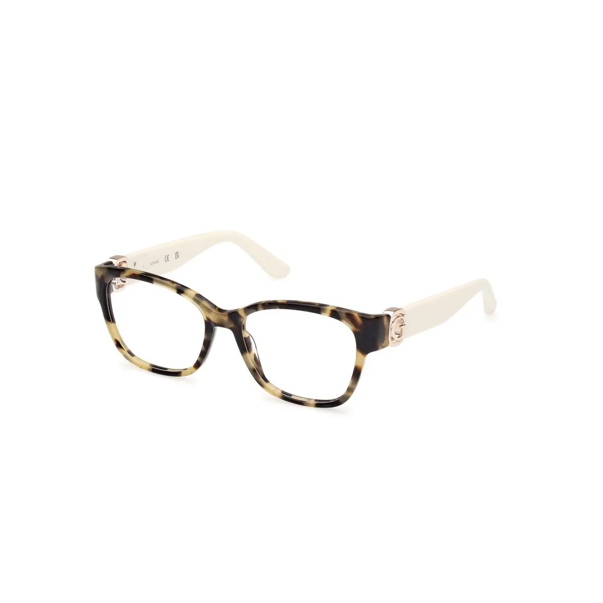 Guess GU 50120 Yellow/havana / 056 Size 54 Eyeglasses