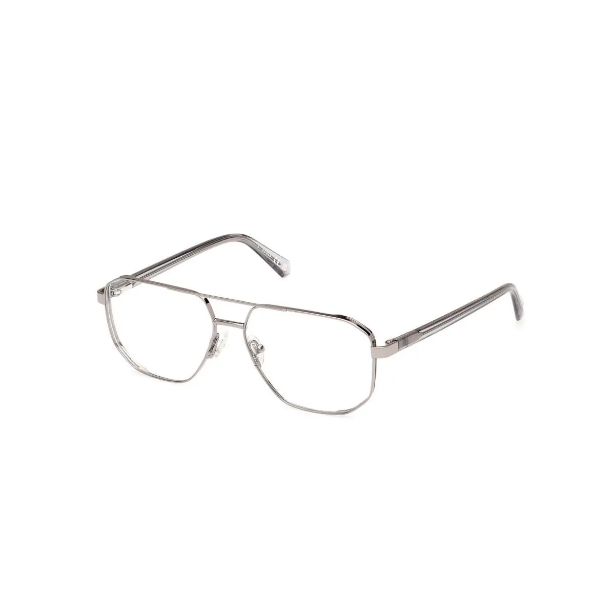 GU 50135 Shiny Gunmetal / Grey 008 Size 57 Eyeglasses by Guess