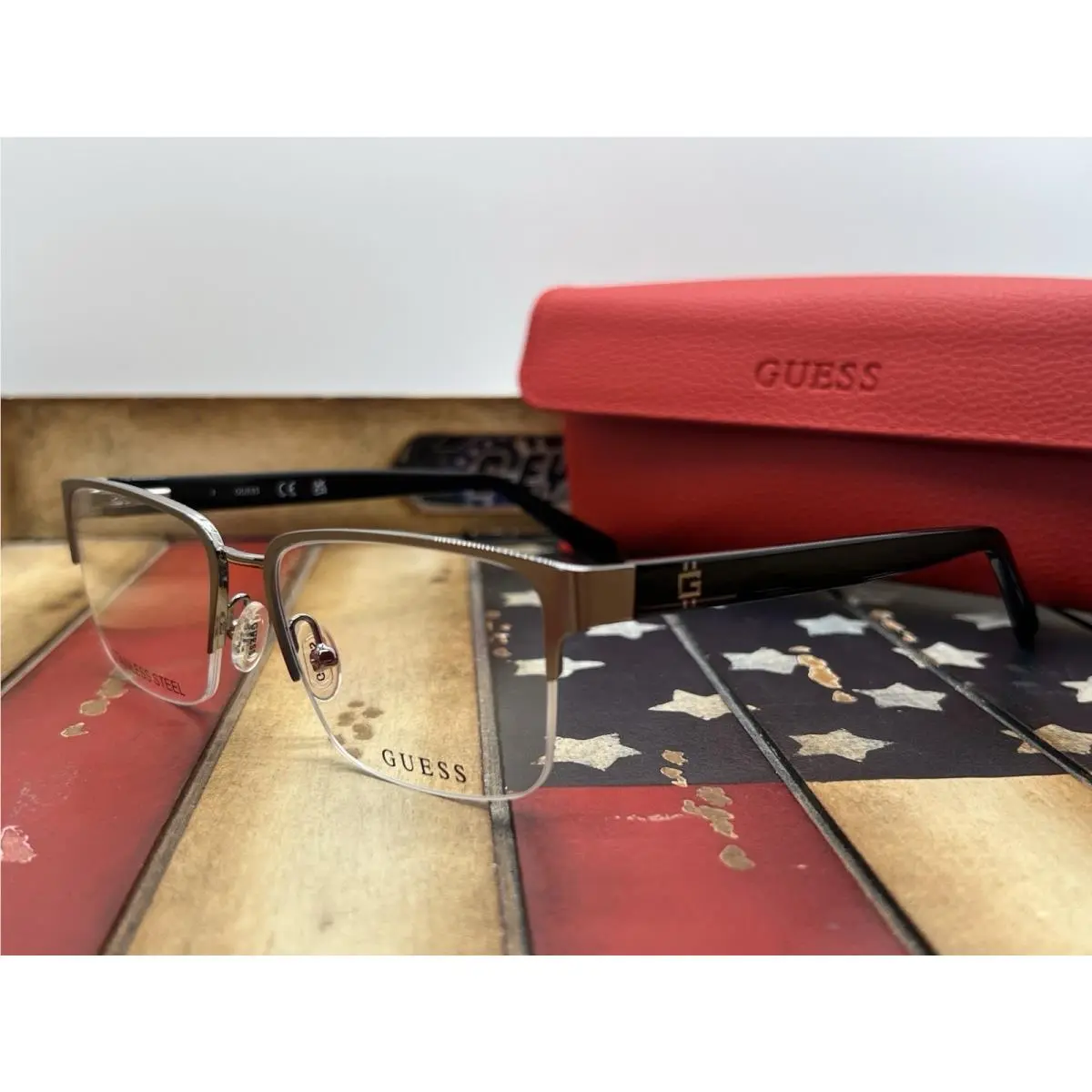 Guess GU50326/V 011 53mm Eyeglasses Option To Add RX