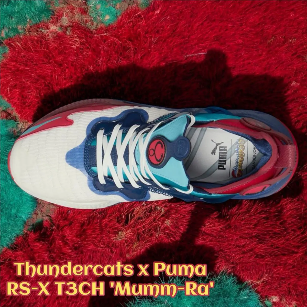 Puma shoes - PUMA RS-X - 39152001 - Warm White - Red - Blue- Day Dream Blue - Deep Red 2