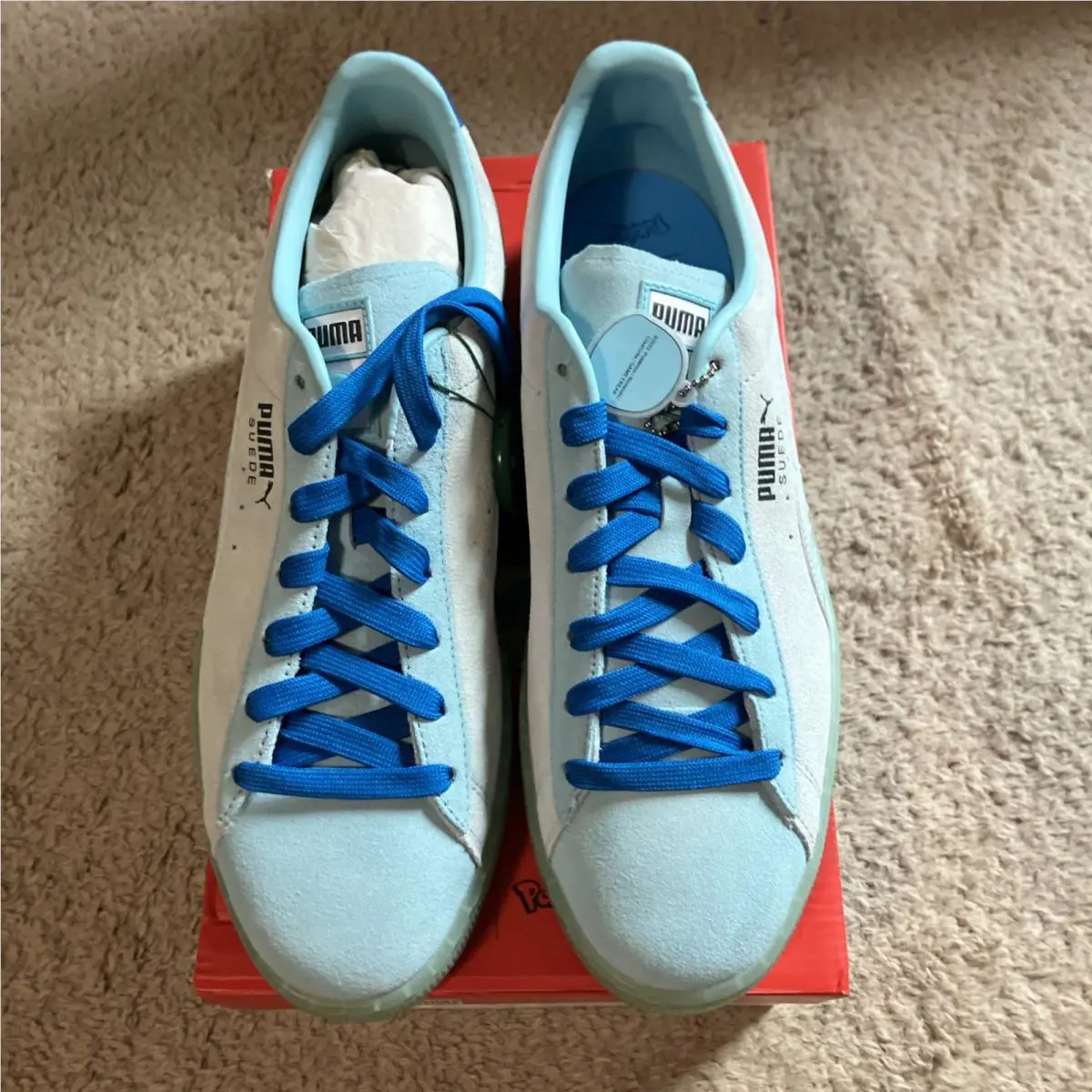 Puma shoes - PUMA Suede - Suede - 387326-01 - Blue 2