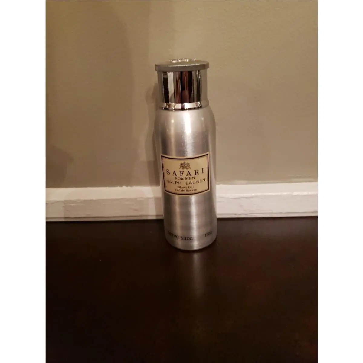 Safari For Men Shave Gel 5.3oz By Ralph Lauren Cosmair Vintage Item