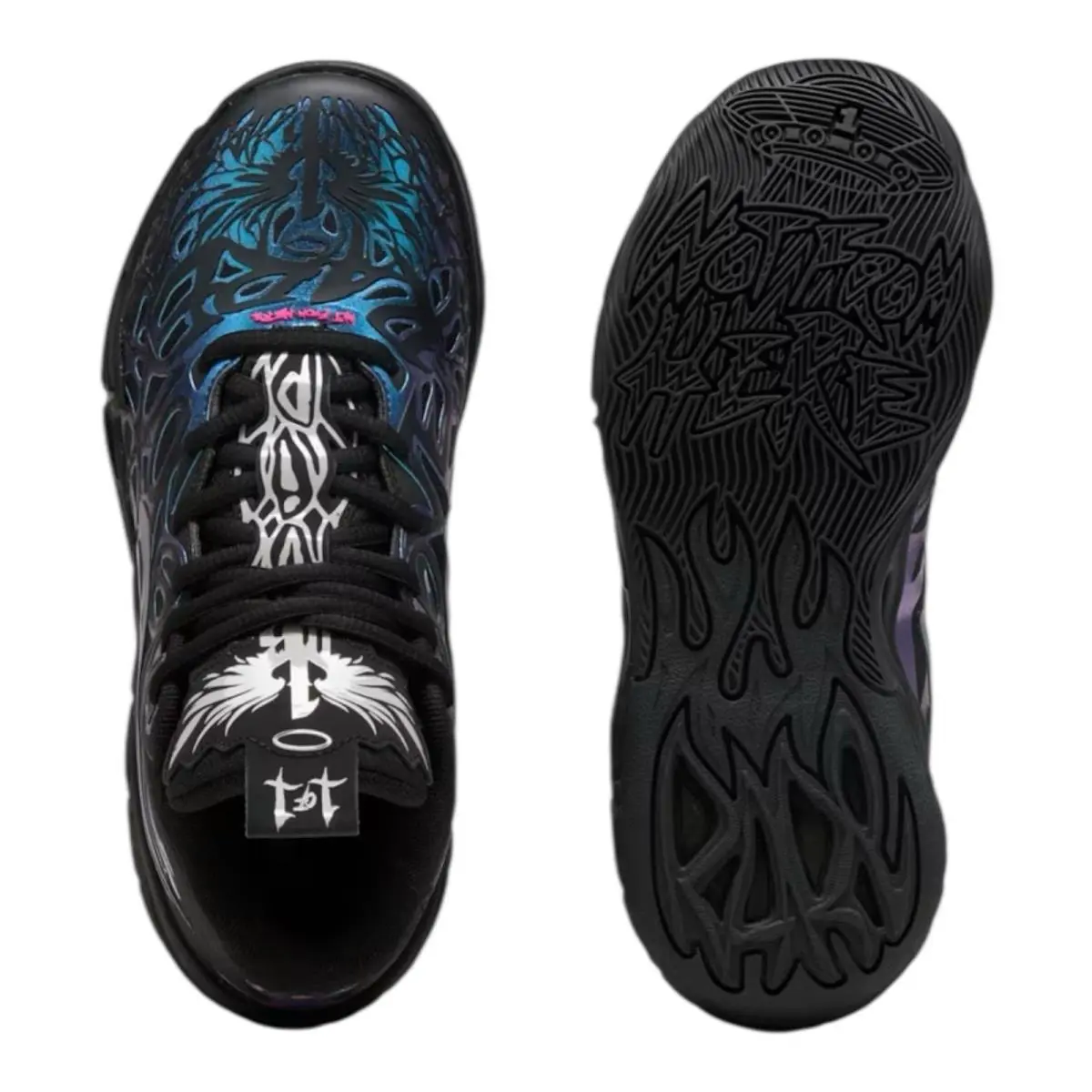 Puma shoes - Black / Blue 4