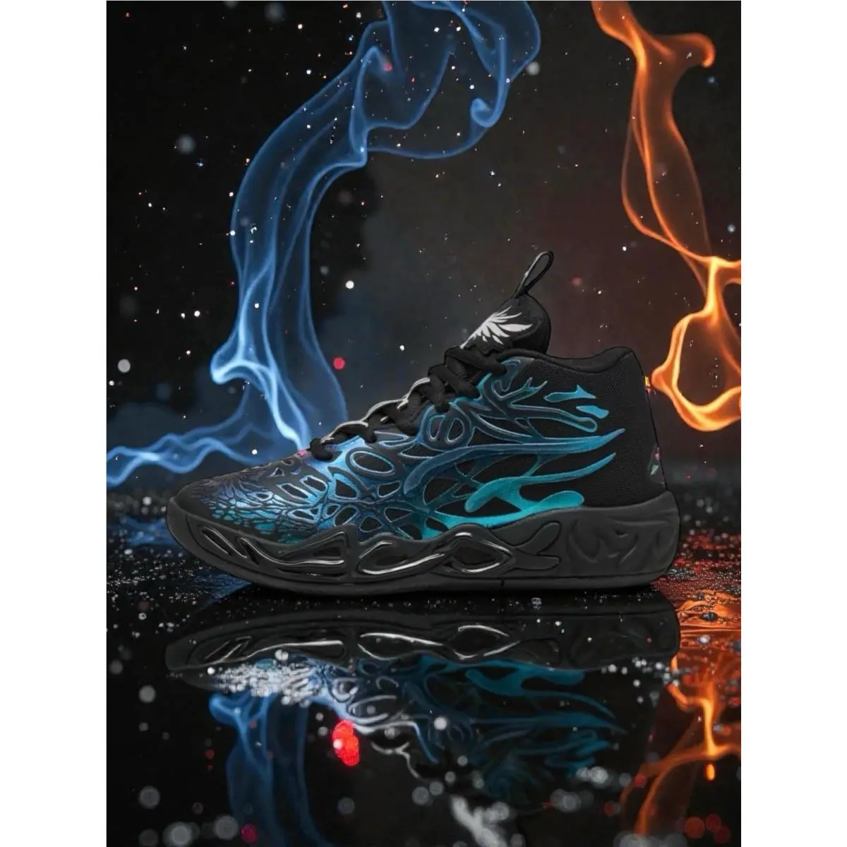 Puma x Lamelo Ball MB.04 Reflections Boys Basketball Shoe Size 6.5 Rare