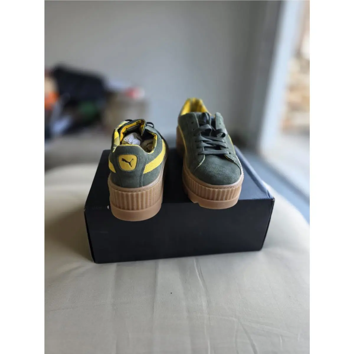Puma shoes - PUMA Creeper - Creeper - 366267-01 - Green 2
