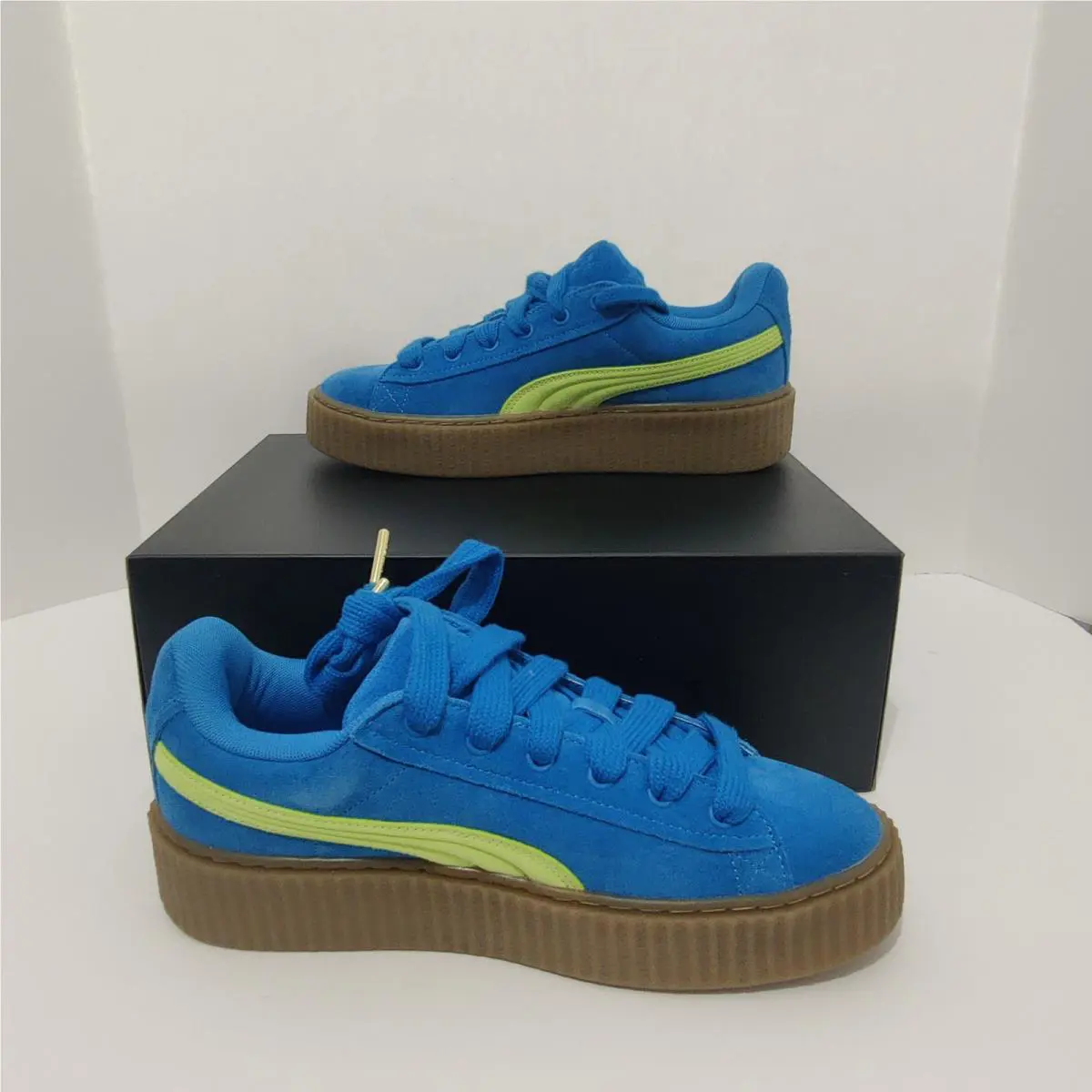 Puma shoes - PUMA x Fenty Creeper Phatty Jr - Blue (UPC: 197646320774) 0