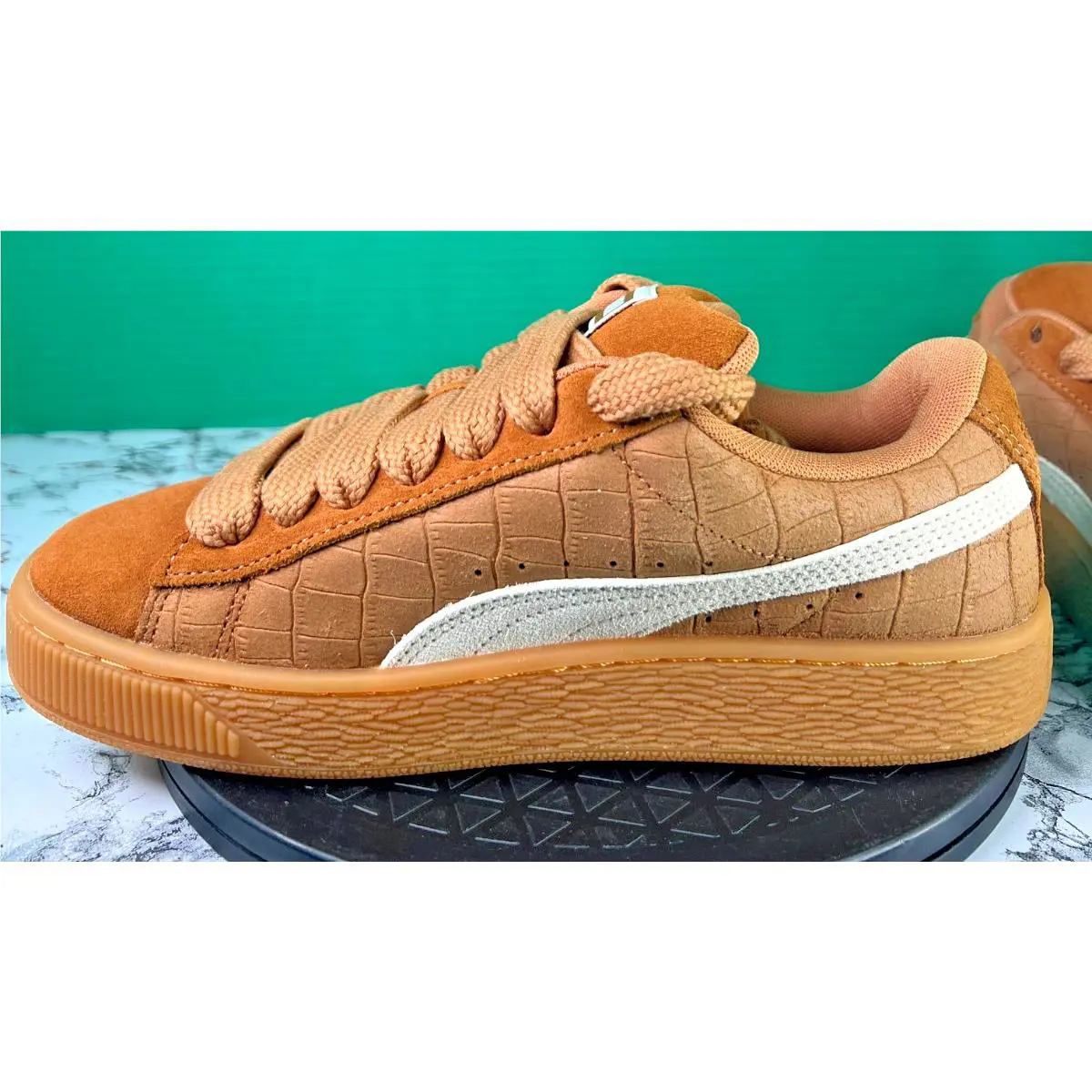 Puma shoes - PUMA Suede - Suede - 399672-02 - Orange (UPC: 197670447492) 10