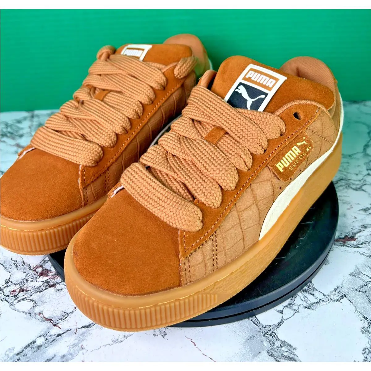 Puma shoes - PUMA Suede - Suede - 399672-02 - Orange (UPC: 197670447492) 1