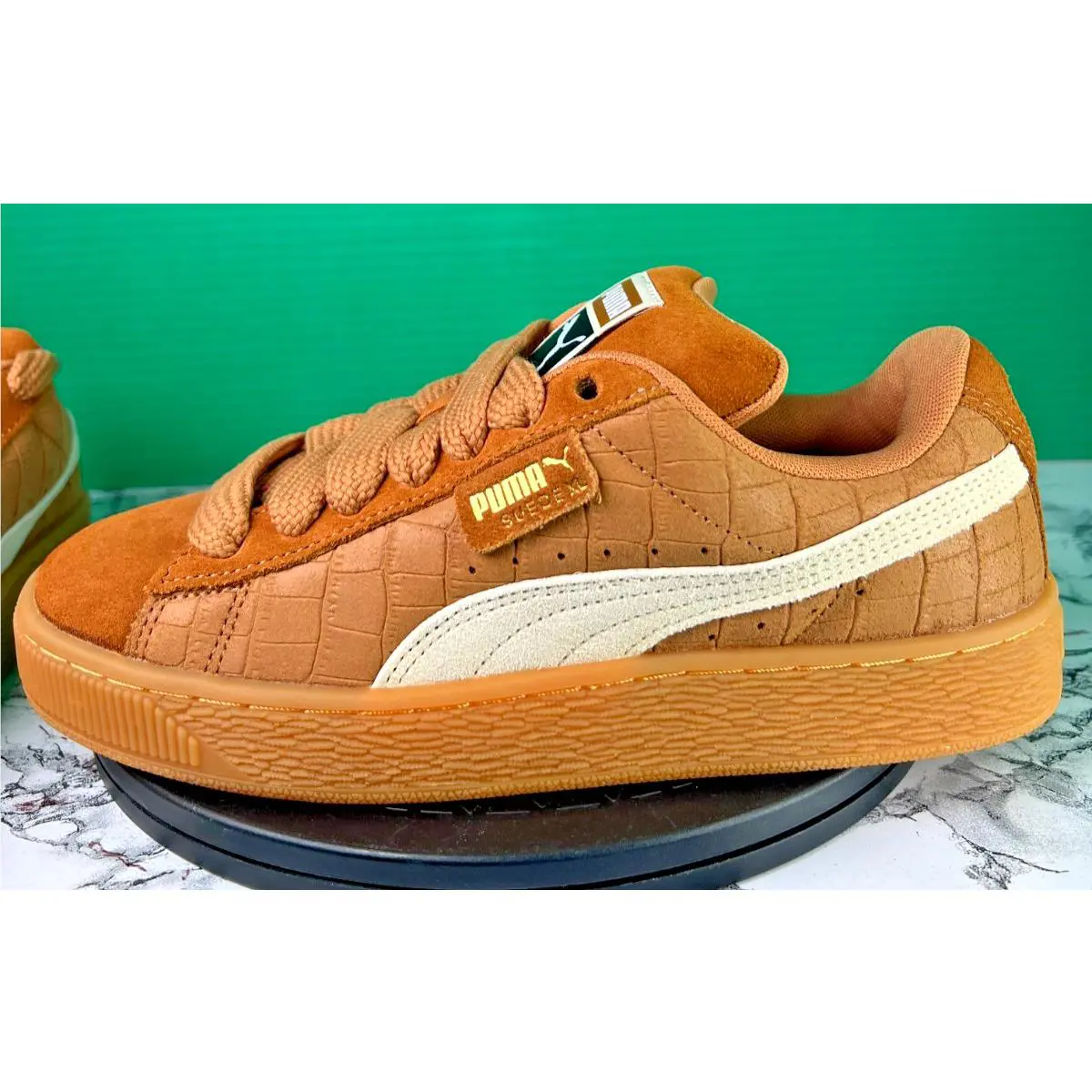 Puma shoes - PUMA Suede - Suede - 399672-02 - Orange (UPC: 197670447492) 4