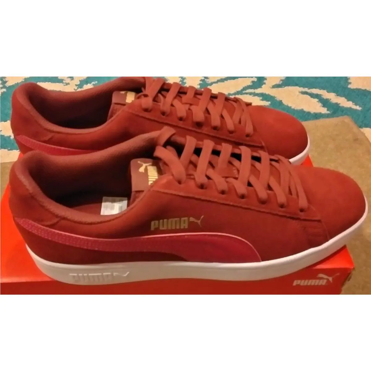 Puma shoes - PUMA Smash v2 - Smash - 364989 29 - Red 0